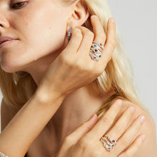Carica l'immagine nel visualizzatore di Gallery, Afrodite con pietre . Anello