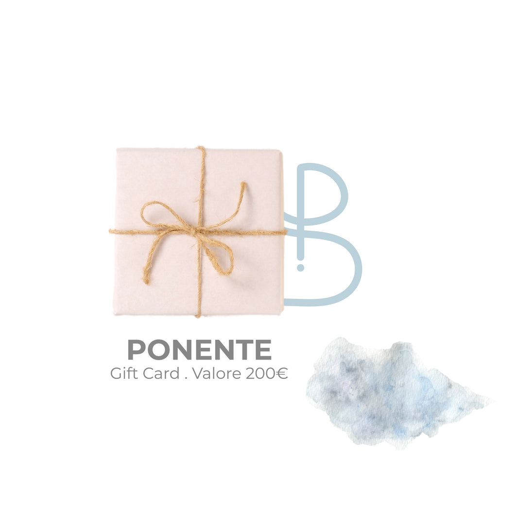 Ponente . Gift Card